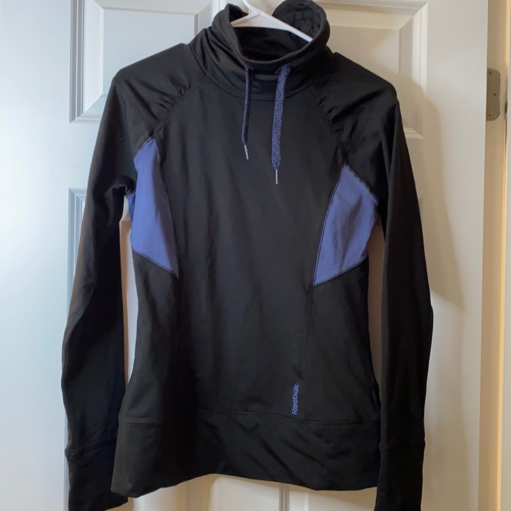 Women’s Black Reebok cowl neck sweatshirt